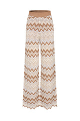 Zig Zag Brown Set Pants