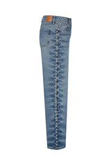 Stud Detail Wide Leg Pants