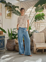 LACE FLORAL T SHIRTS