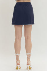 Valentina Navy Skirt