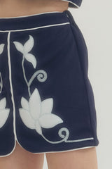 Valentina Navy Skirt
