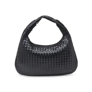 Braided Boho Bag Black - PRINZZESA BOUTIQUE