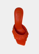 GRACE Blood Orange Slide Heels