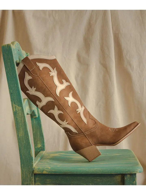 The Adriana Brown Rodeo Western Boot - PRINZZESA BOUTIQUE