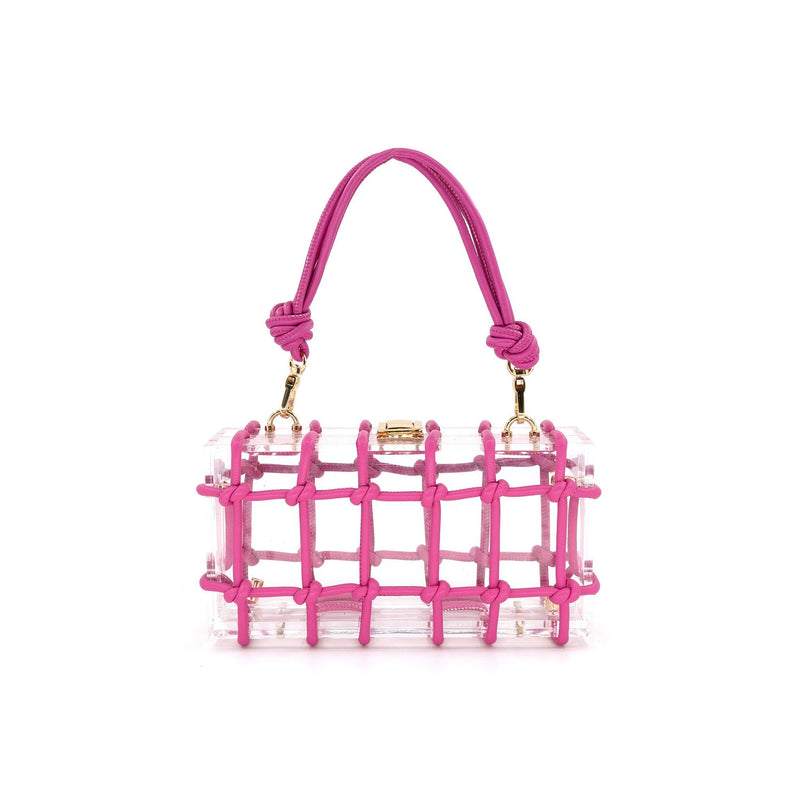 Tunilla Fuchsia Mini Leather Handbag – Maison-B-More Global Store