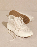 Dolea Knitted Sneaker Sandstone - PRINZZESA BOUTIQUE