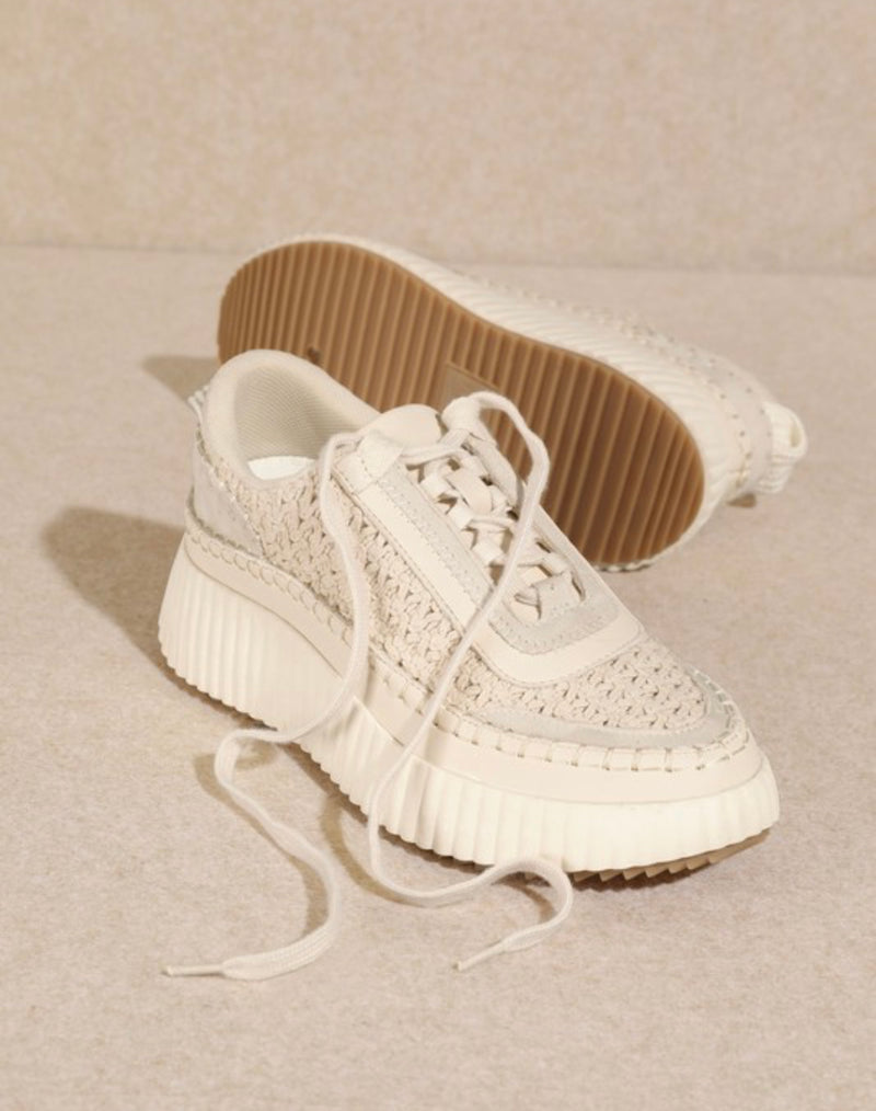 Dolea Knitted Sneaker Sandstone - PRINZZESA BOUTIQUE