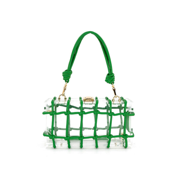 Royal Cult Box Green Purse - PRINZZESA BOUTIQUE