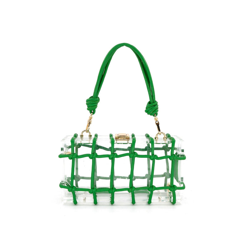 Royal Cult Box Green Purse - PRINZZESA BOUTIQUE