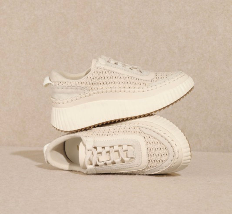 Dolea Knitted Sneaker Sandstone - PRINZZESA BOUTIQUE