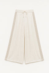 Crochet Lace Trim Pants