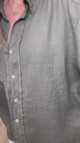 Serafina Linen Button Up Top