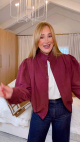 Oakley Wine Balloon Hem Jacket