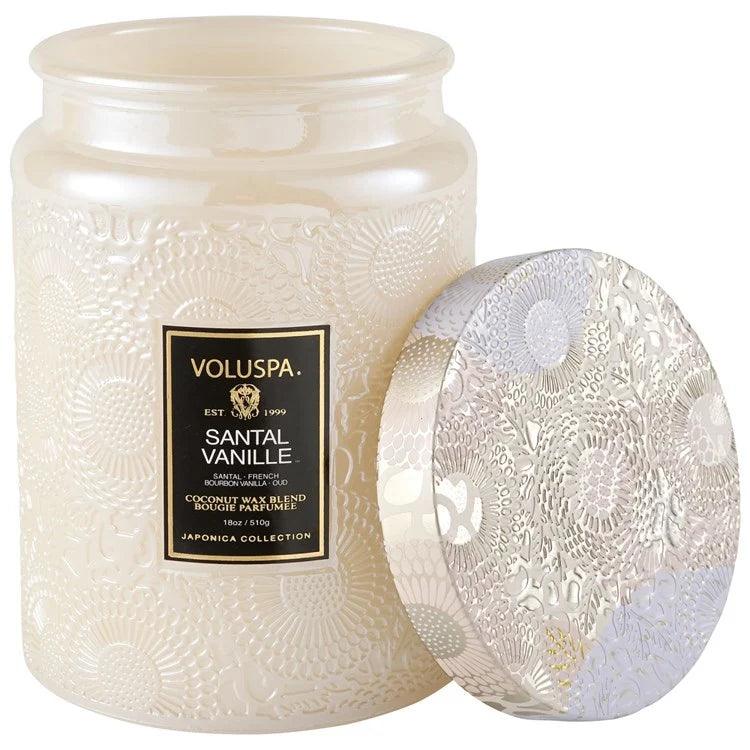 Santal Vanille Large Jar Candle - PRINZZESA BOUTIQUE
